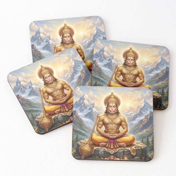 Item preview, Hanuman Mediatation Design designed and sold by creatorarun.