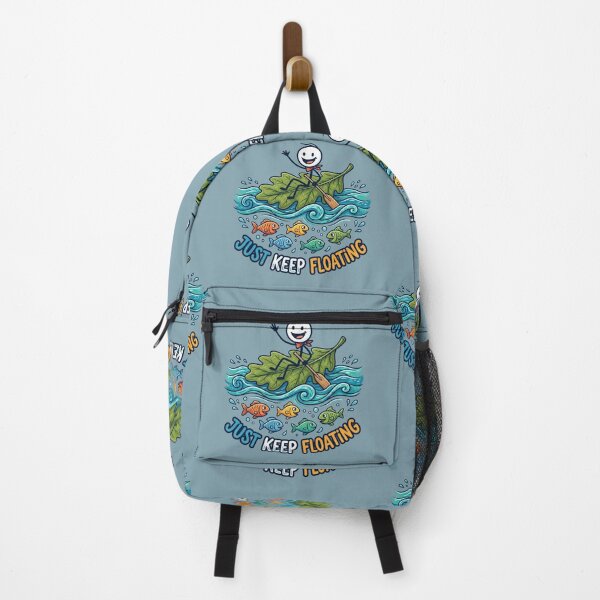 Item preview, Just Keep Floating – Summer Fishing Stickman Adventure designed and sold by Chroma Dreams .