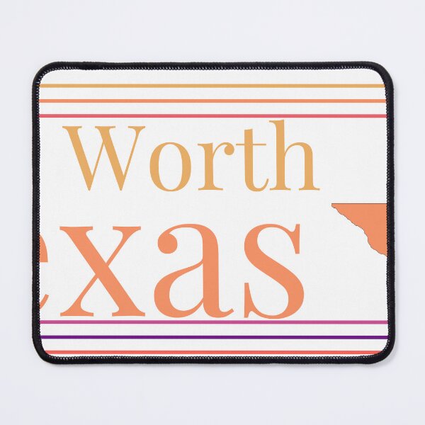 Item preview, Fort Worth Texas City Marked On State Map designed and sold by TheIconSmith.