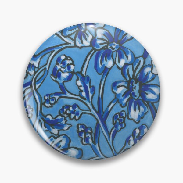 Item preview, Whimsy Chinoiserie - Blue designed and sold by Tess Arden.