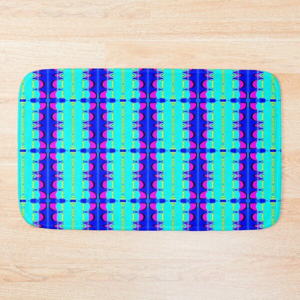 Item preview, Abstract Pattern "The Blue Christmas Tree" designed and sold by Gluecknika.