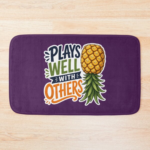 Item preview, Plays Well With Others - Swingers Lifestyle - Upside Down Pineapple Lifestyle designed and sold by FutureTraveller.