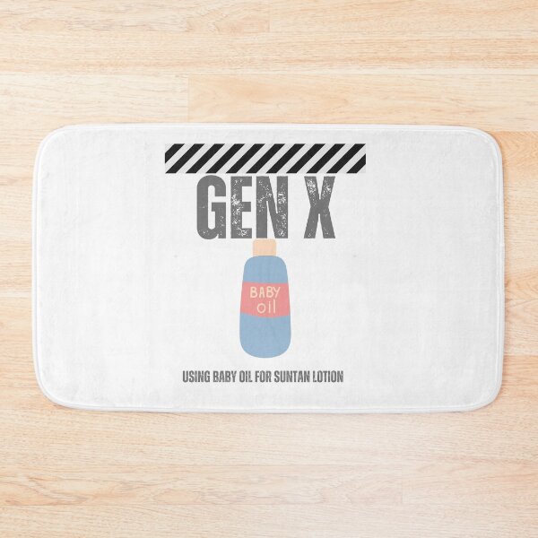 Item preview, Gen X Baby Oil & Sunshine T-shirt designed and sold by Teechuckle.