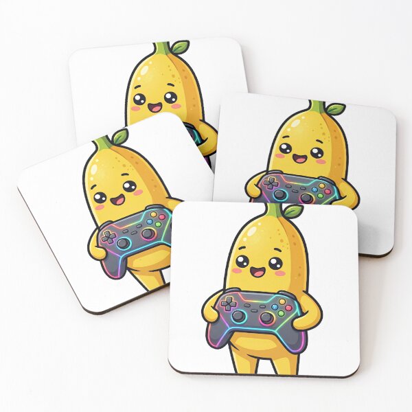 Item preview, Cute Banana Gamer Sticker | Gaming Banana Character designed and sold by Tharaazu.