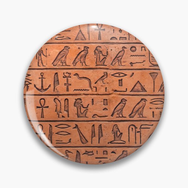 Item preview, Ancient Egyptian Hieroglyphs Carved on Sandstone Wall Panels  designed and sold by LinaDesign Store.