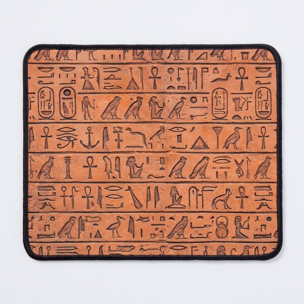 Item preview, Ancient Egyptian Hieroglyphs Carved on Sandstone Wall Panels  designed and sold by LinaDesign Store.