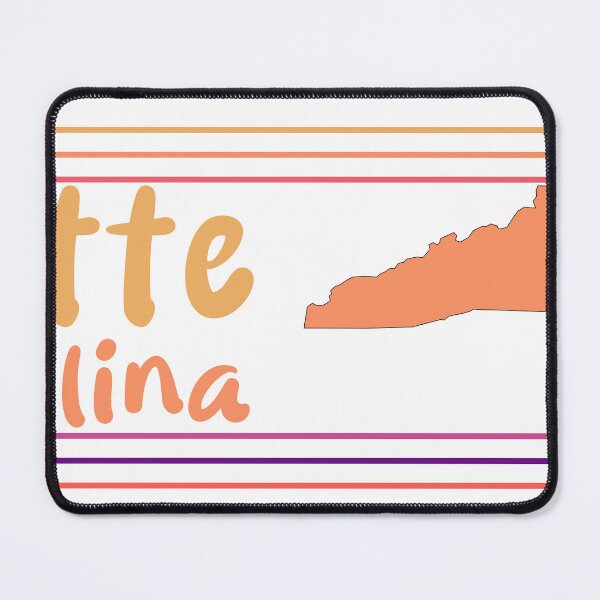 Item preview, Charlotte North Carolina City Marked On State Map designed and sold by TheIconSmith.