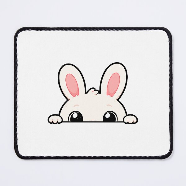 Item preview, Cute Peekaboo Bunny Rabbit Cartoon designed and sold by Krincydigitalart.