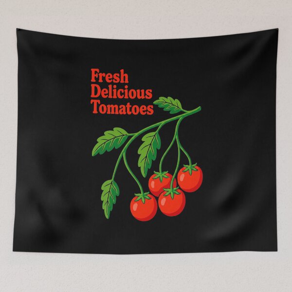 Item preview, Fresh Delicious Tomatoes Vine Harvest Graphic, Red Green Produce Tee FDT designed and sold by Abirtom.