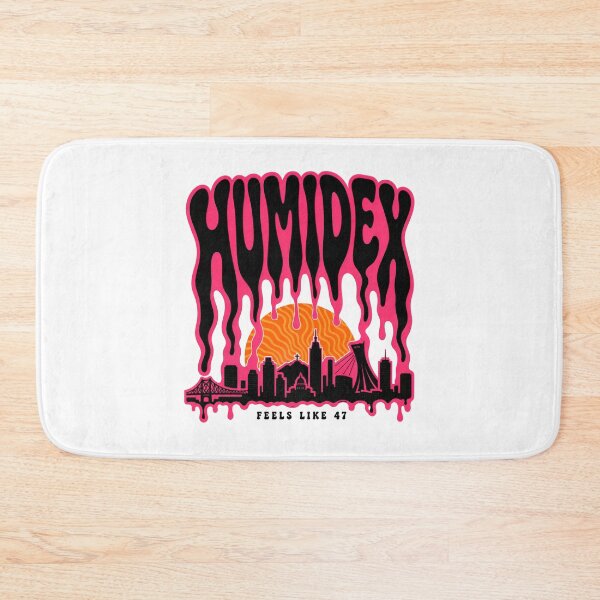 Item preview, Humidex Feels Like 47 Montreal Summer Heat Skyline Art designed and sold by Fenay Designs.