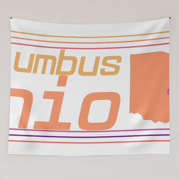 Item preview, Columbus Ohio City Marked On State Map designed and sold by TheIconSmith.