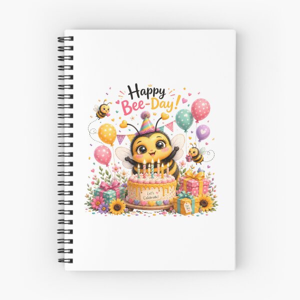 Item preview, Happy Bee-Day Cute Bumble Bee Birthday Party | Kawaii Bee Celebration Gift designed and sold by Celebrate & Sparkle.