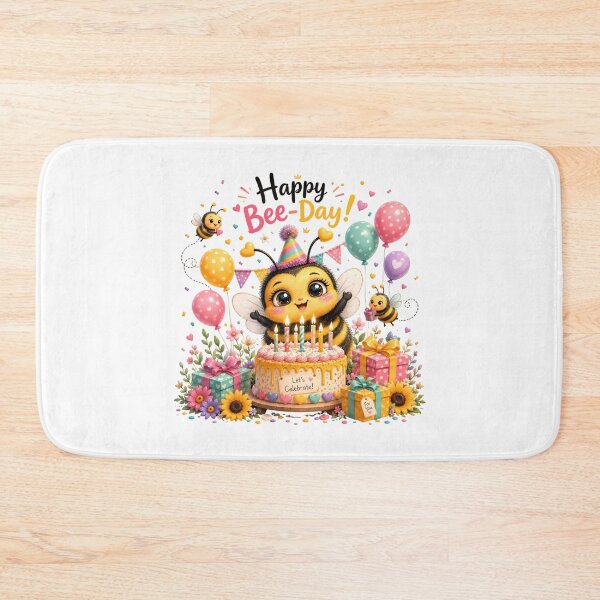Item preview, Happy Bee-Day Cute Bumble Bee Birthday Party | Kawaii Bee Celebration Gift designed and sold by Celebrate & Sparkle.