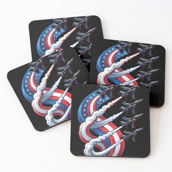 Item preview, Patriotic Jet Fighter Formation Airshow Graphic designed and sold by TeNovaStudio ⭐⭐⭐⭐⭐.
