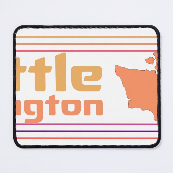 Item preview, Seattle Washington City Marked On State Map designed and sold by TheIconSmith.