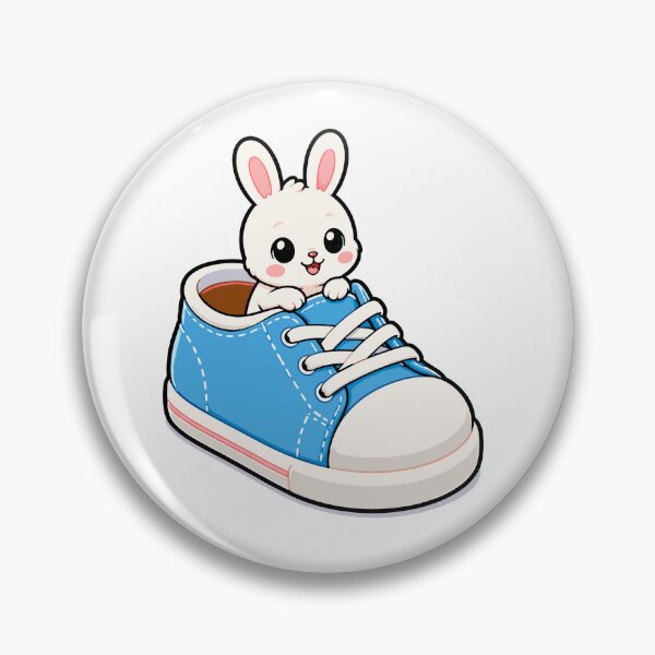 Item preview, Cute Bunny in Sneaker Cartoon designed and sold by Krincydigitalart.