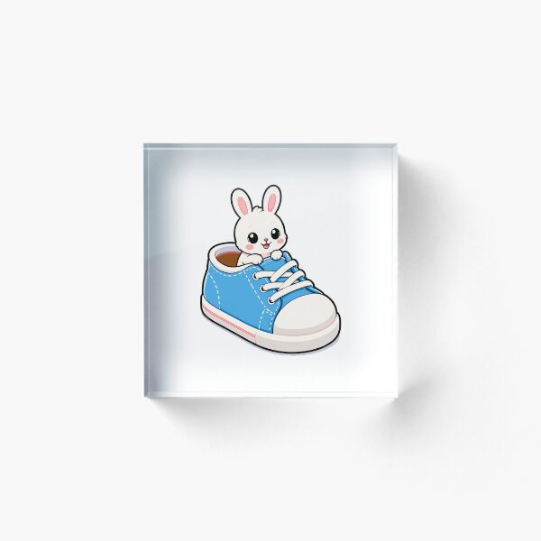 Item preview, Lindo conejito en zapatillas de dibujos animados designed and sold by Krincydigitalart.