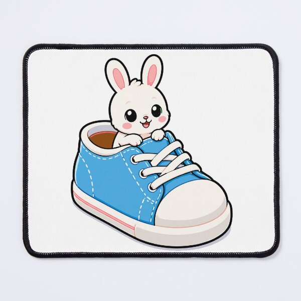 Item preview, Cute Bunny in Sneaker Cartoon designed and sold by Krincydigitalart.