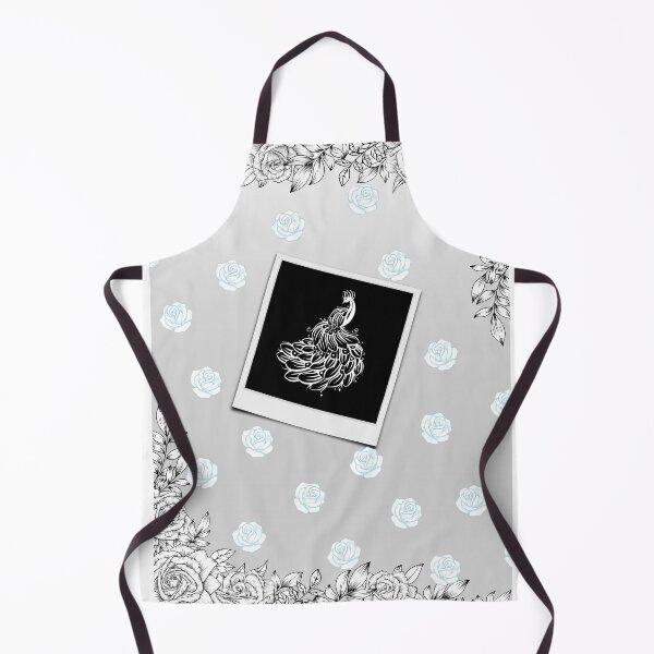 Item preview, Vintage Peacock Ornate Rose Botanical Line designed and sold by Rehnair.