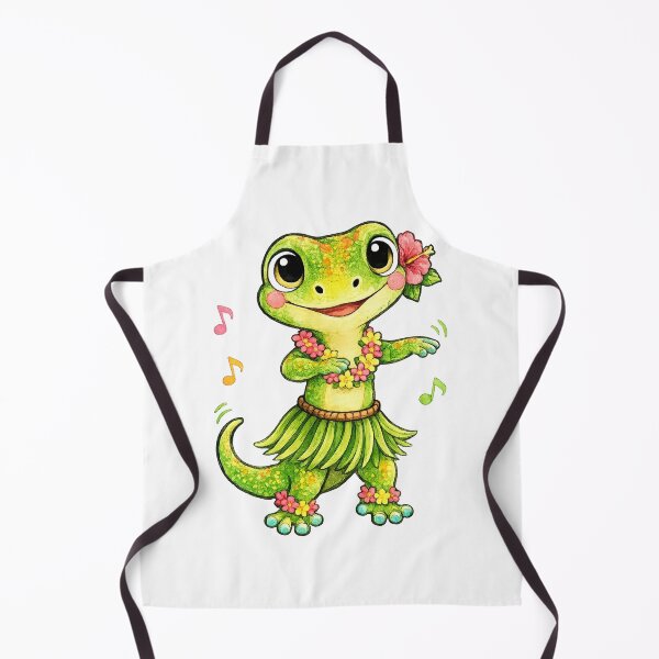 Item preview, Hawaiian Hula Gecko designed and sold by PickoBlueStudio.