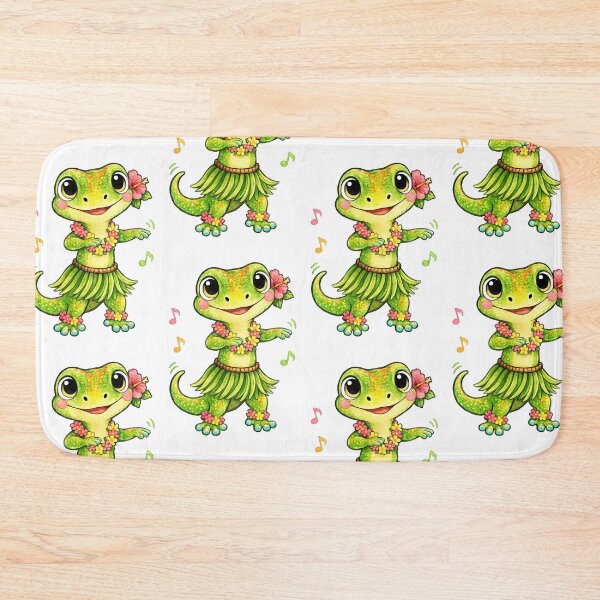 Item preview, Hawaiian Hula Gecko designed and sold by PickoBlueStudio.