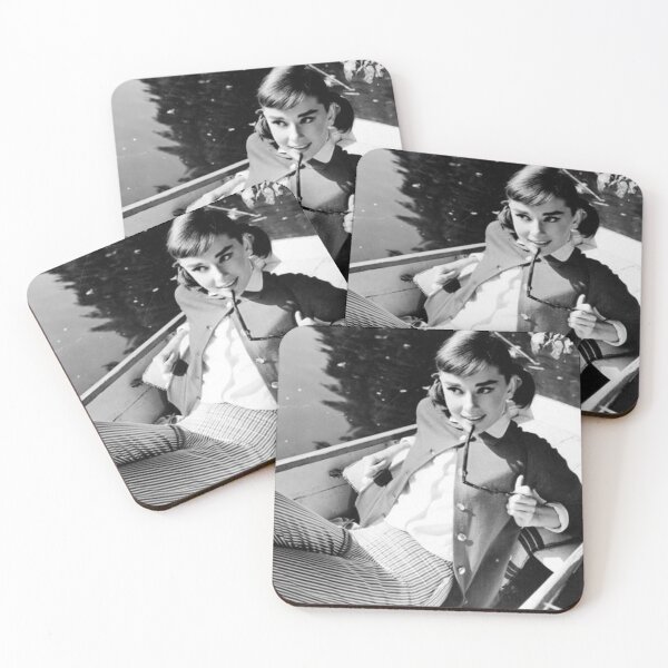 Item preview, Audrey Hepburn Black and White designed and sold by thegoodvillains.
