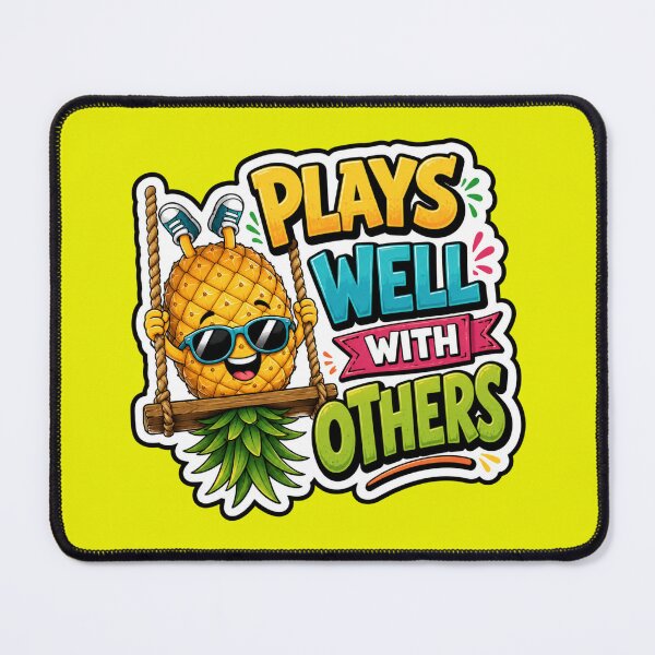 Item preview, Plays Well With Others - Swingers Lifestyle - Upside Down Pineapple Lifestyle designed and sold by FutureTraveller.