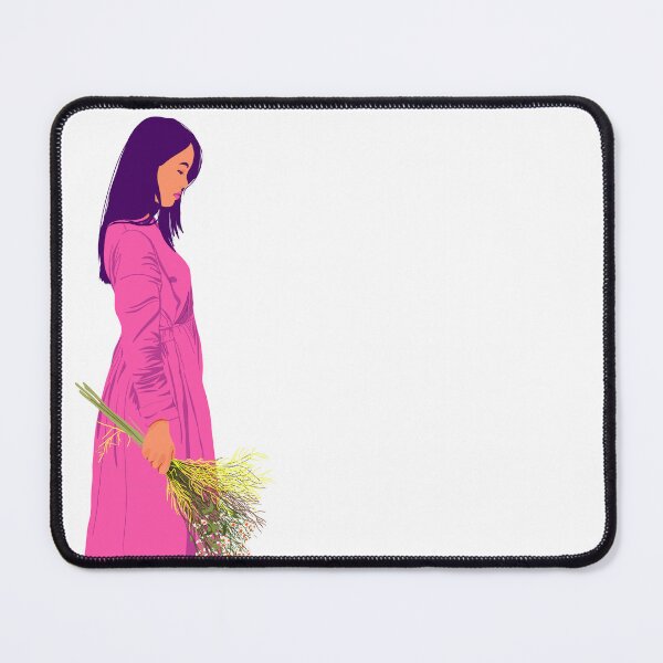 Item preview, Woman Holding Wildflower Bouquet- designed and sold by VectOstyle.