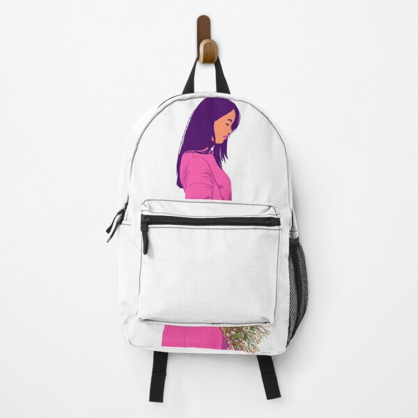 Item preview, Woman Holding Wildflower Bouquet- designed and sold by VectOstyle.