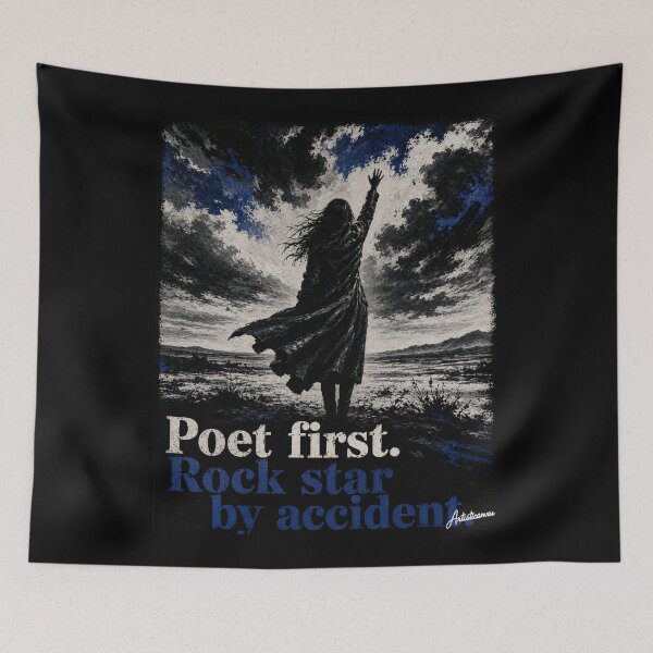 Item preview, Patti Smith Poetic Storm Sky Portrait designed and sold by Artisticanvas.