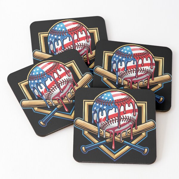 Item preview, 4th of July Cross Bats Baseball Graphic designed and sold by TeNovaStudio ⭐⭐⭐⭐⭐.