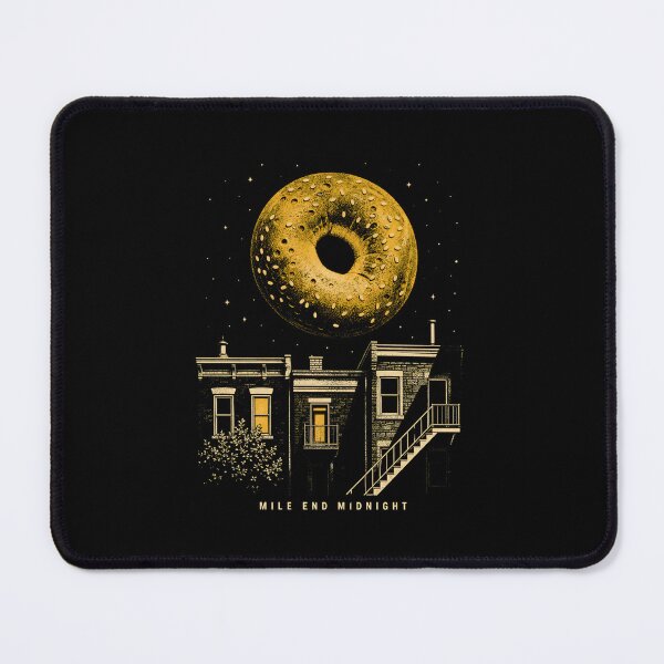 Item preview, Mile End Midnight Montreal Bagel Moon Architecture Art designed and sold by Fenay Designs.