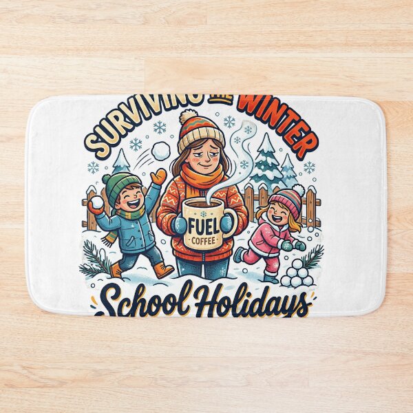 Item preview, Winter School Holidays Survival designed and sold by EXATEES ⭐⭐⭐⭐⭐.