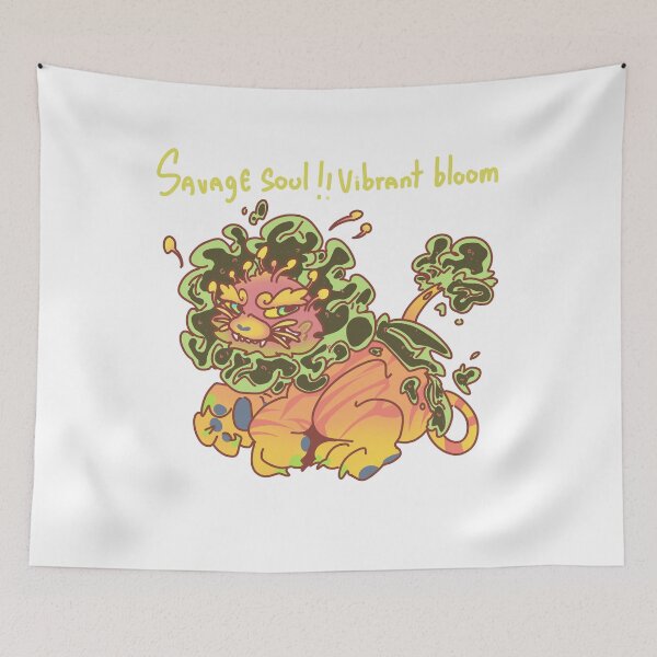 Item preview, Savage Soul !! Vibrant bloom designed and sold by PeaceTypo.