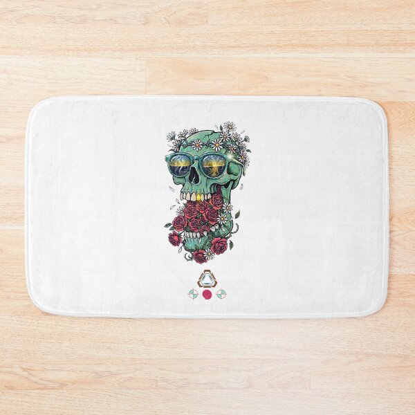 Item preview, Minty Fresh Daisy Skull designed and sold by m-yoga-store.