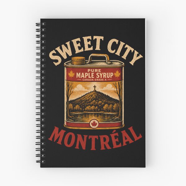Item preview, Sweet City Montreal Pure Canadian Maple Syrup Tin Art designed and sold by Fenay Designs.