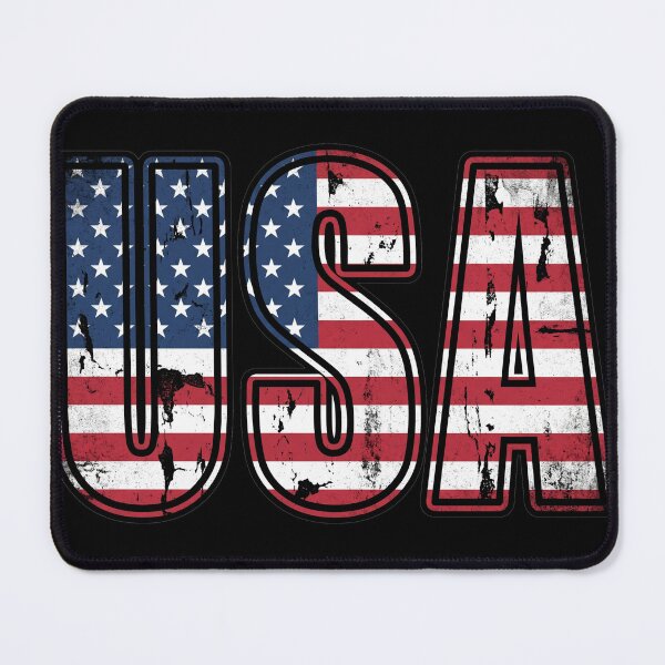 Item preview, Retro Distressed USA Letters 4th of July designed and sold by TeNovaStudio.