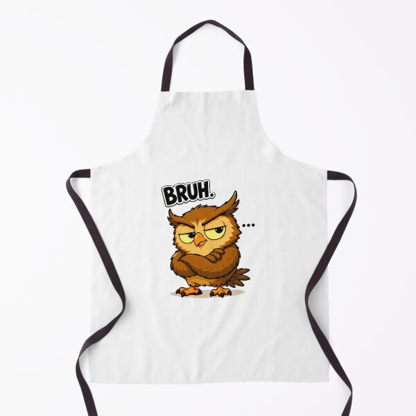 Item preview, Bruh Owl Cartoon designed and sold by Krincydigitalart.