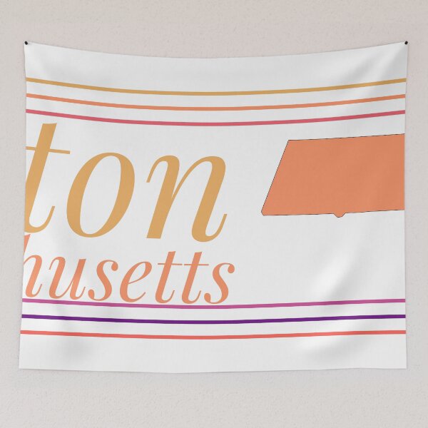 Item preview, Boston Massachusetts City Marked On State Map designed and sold by TheIconSmith.