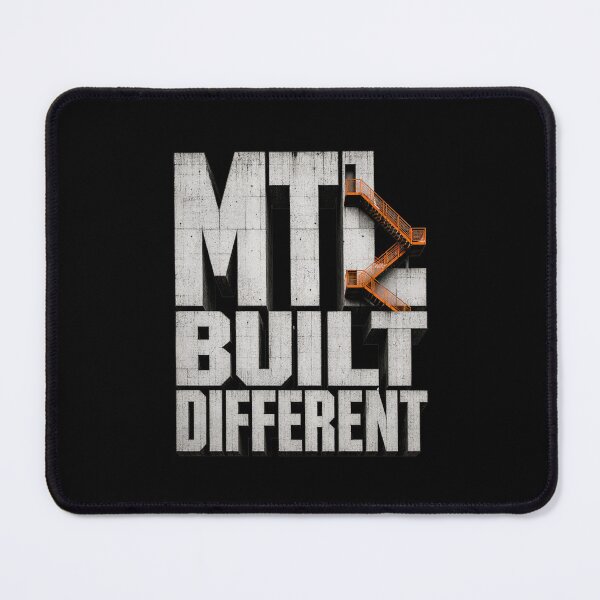 Item preview, MTL Built Different Brutalist Concrete Architecture Art designed and sold by Fenay Designs.