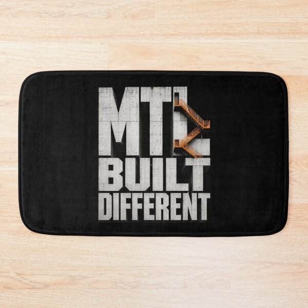 Item preview, MTL Built Different Brutalist Concrete Architecture Art designed and sold by Fenay Designs.