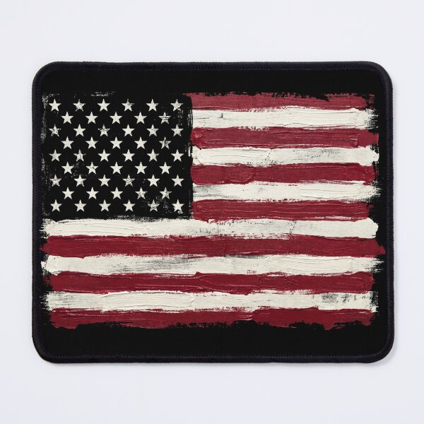 Item preview, Oil Paint Effect American Flag Graphic Tee designed and sold by TeNovaStudio.