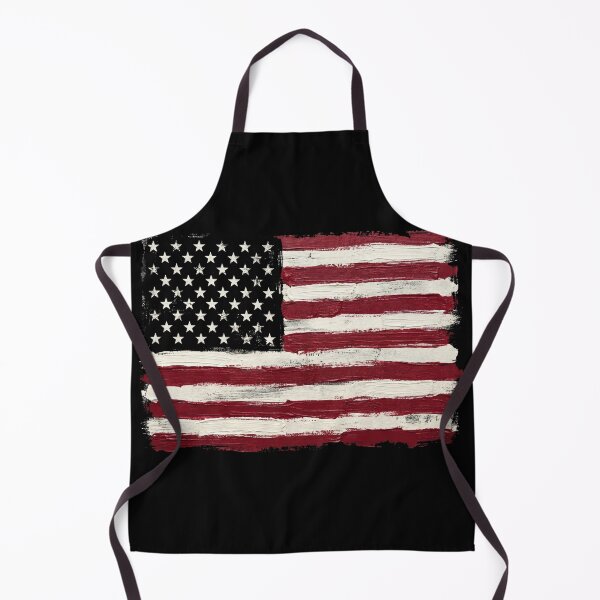 Item preview, Oil Paint Effect American Flag Graphic Tee designed and sold by TeNovaStudio.