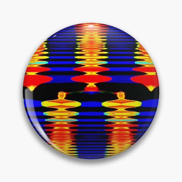 Item preview, Abstract Pattern "Fiery reflections on the water" designed and sold by Gluecknika.