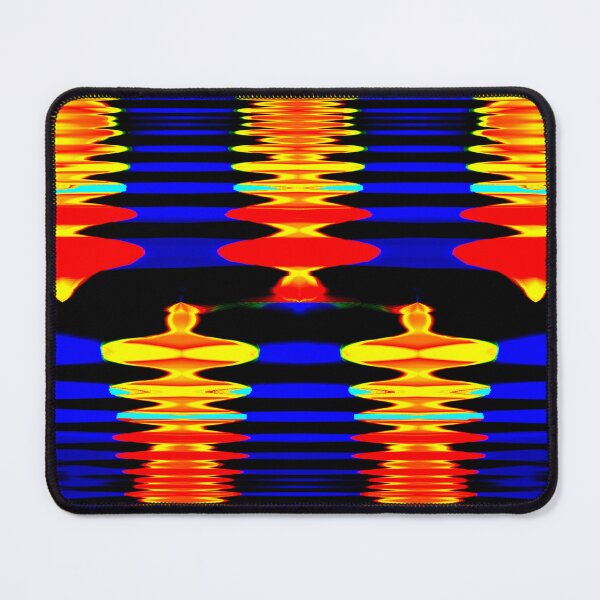 Item preview, Abstract Pattern "Fiery reflections on the water" designed and sold by Gluecknika.