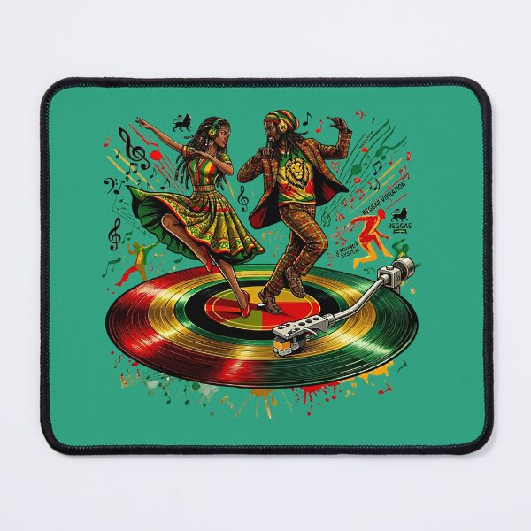 Item preview, Reggae Dance Vinyl Record Art - Rasta Roots & Culture designed and sold by digitalbob60.