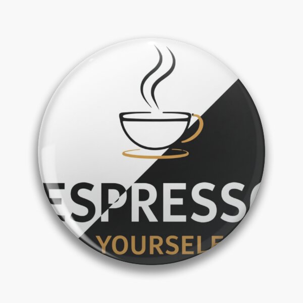 Item preview, Espresso Yourself – Minimalist Coffee Lover Gift designed and sold by DanubeDesigns.