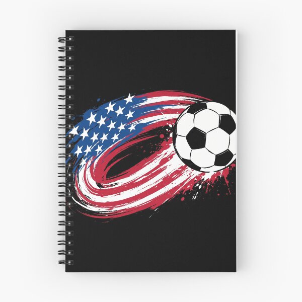Item preview, USA Soccer Ball Splatter American Flag Graphic designed and sold by TeNovaStudio.