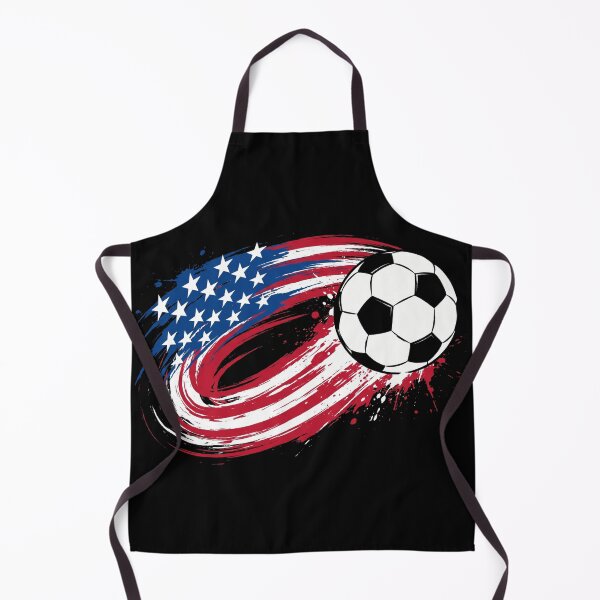 Item preview, USA Soccer Ball Splatter American Flag Graphic designed and sold by TeNovaStudio.