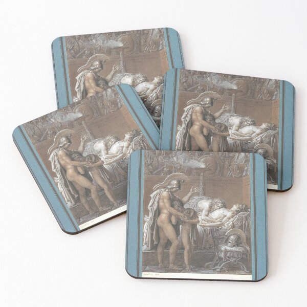 Item preview, Goddess Mourning Pallas | Art Nouveau designed and sold by GammaRay.